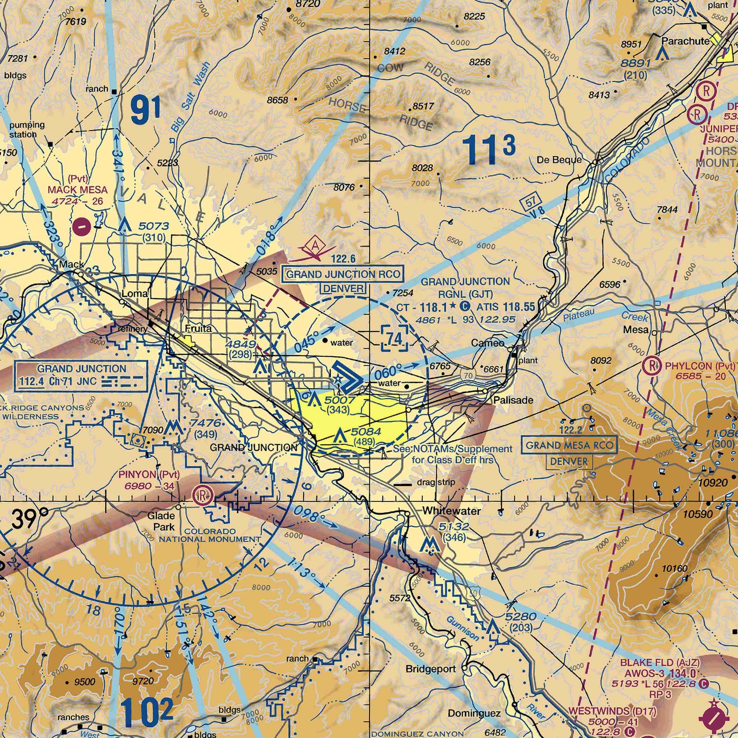 GJT - VFR Chart