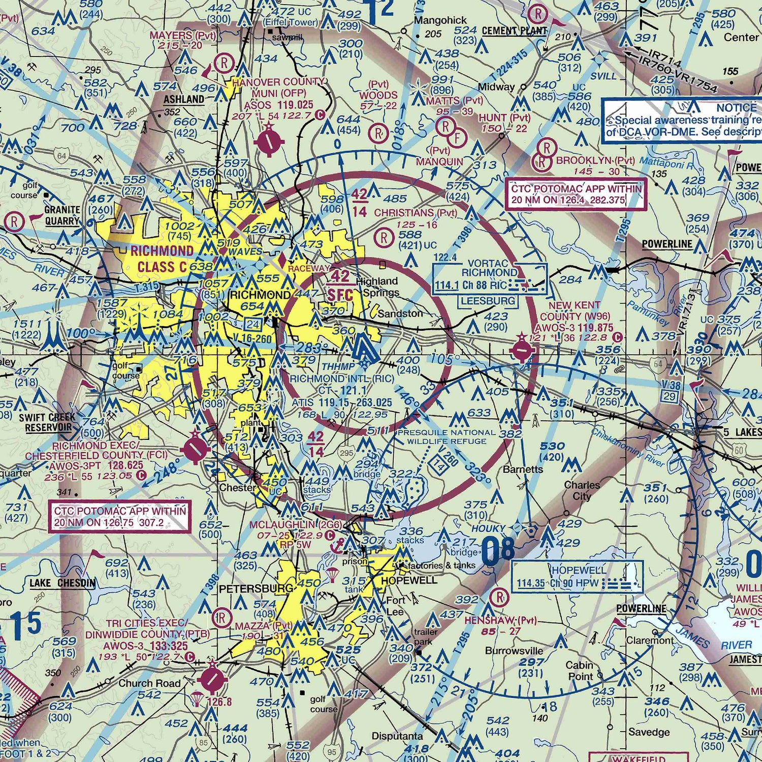 RIC - VFR Chart