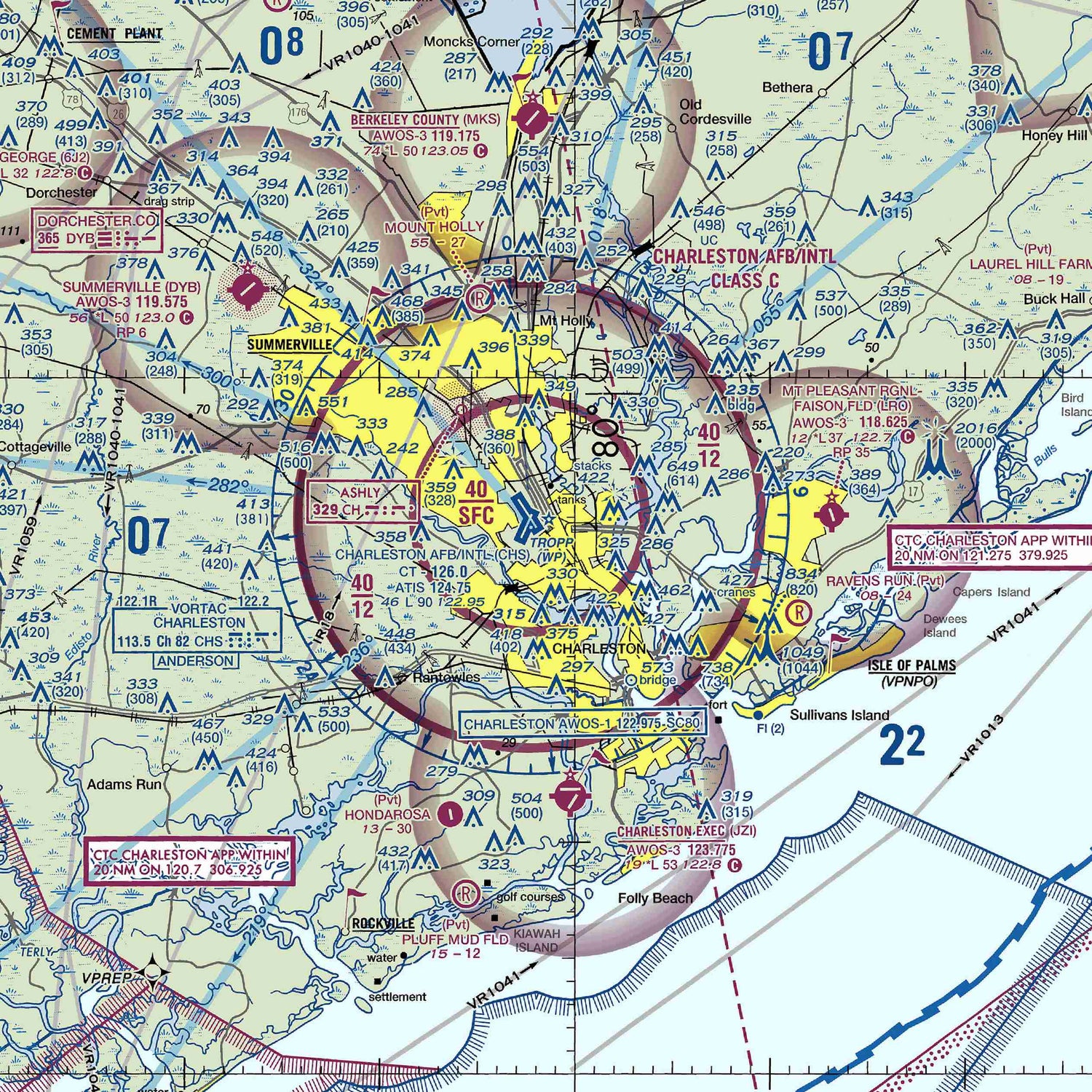 CHS - VFR Chart