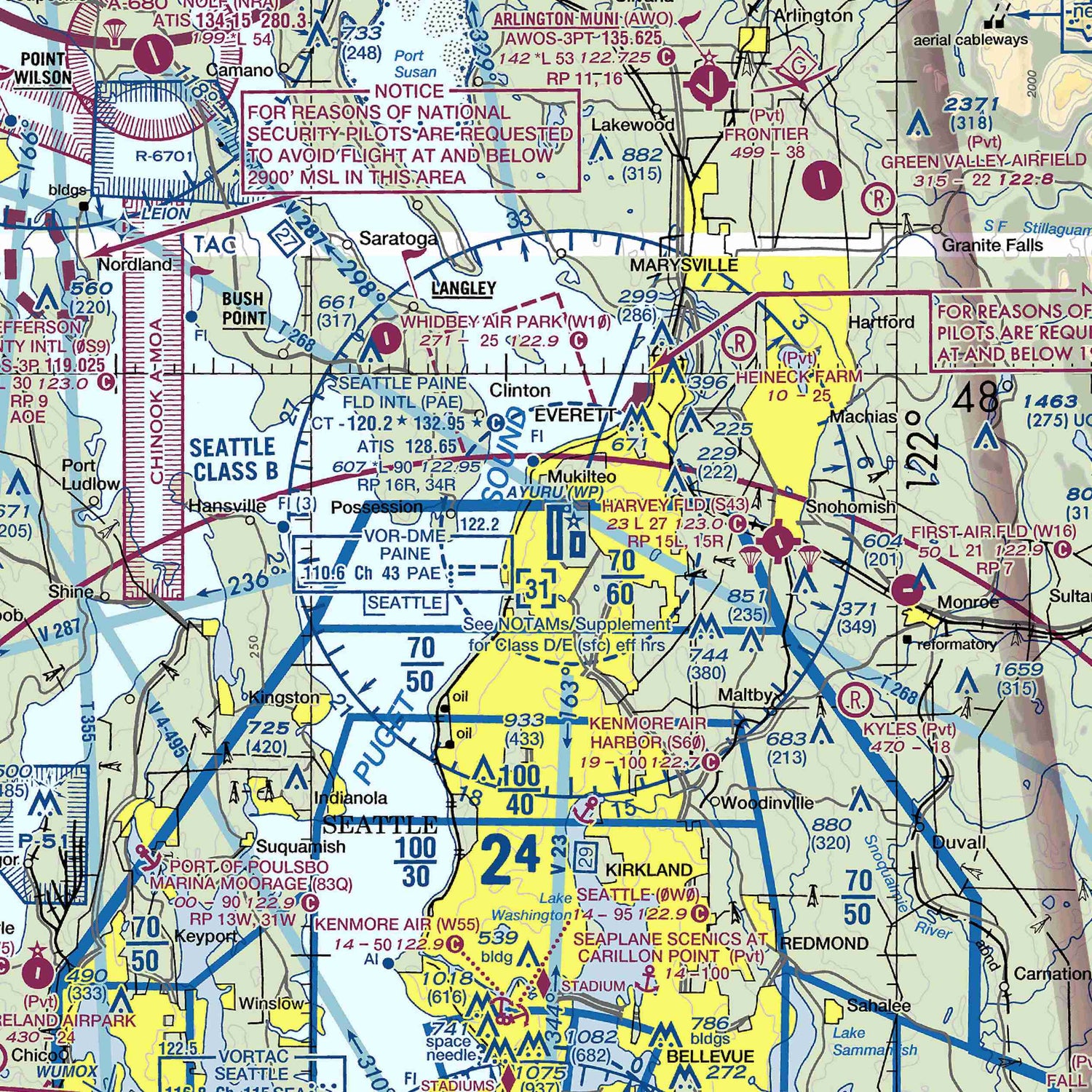 PAE - VFR Chart