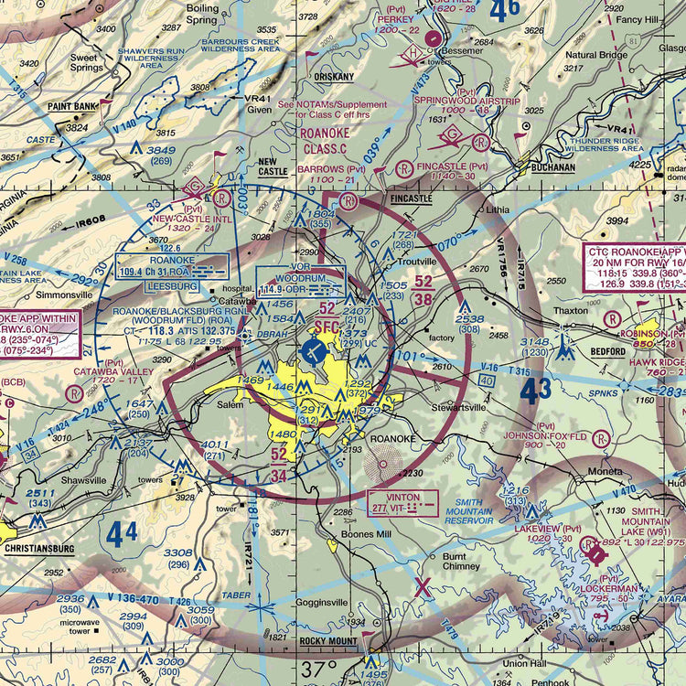 ROA - VFR Chart