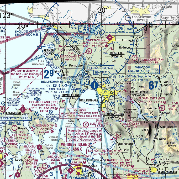 BLI - VFR Chart