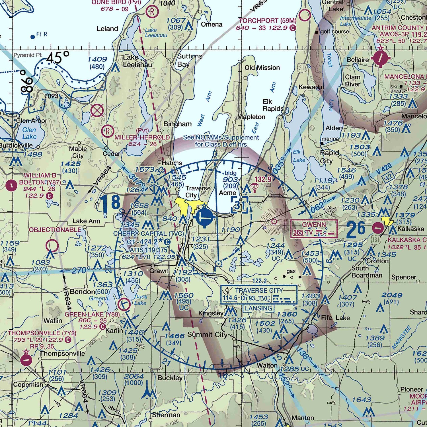 TVC - VFR Chart