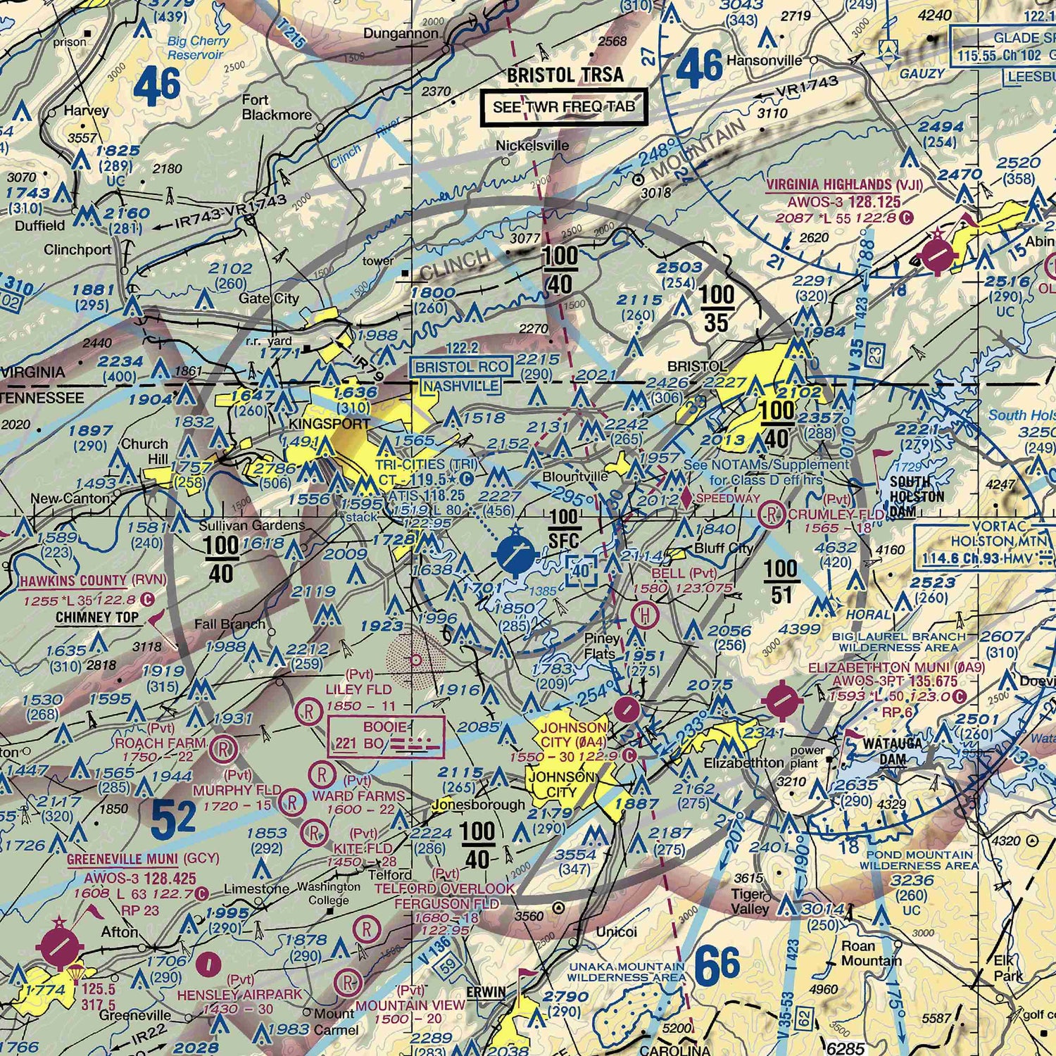 TRI - VFR Chart