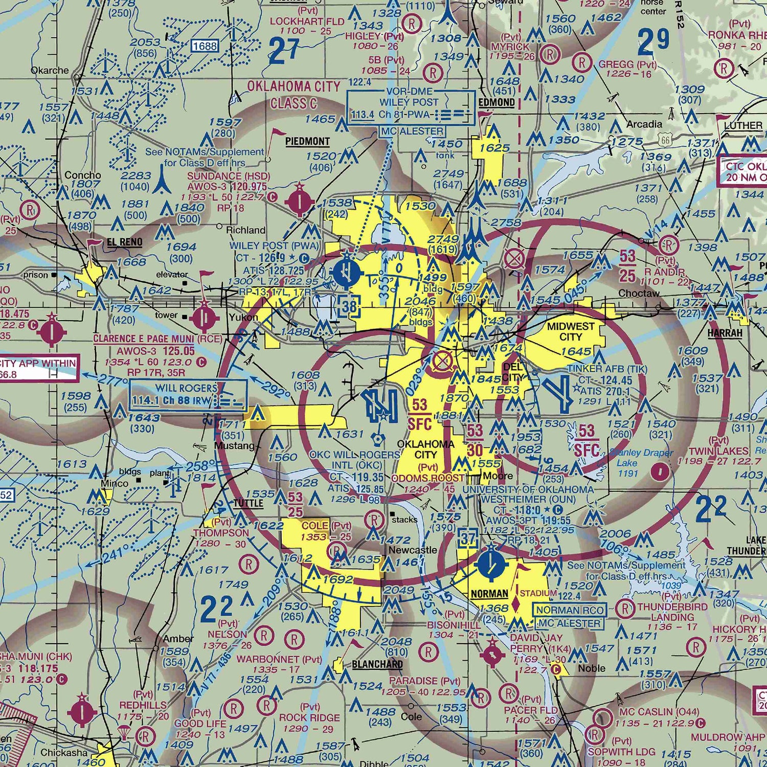 OKC - VFR Chart