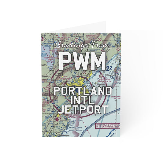 PWM Greeting Cards | Portland International Jetport Airport Cards