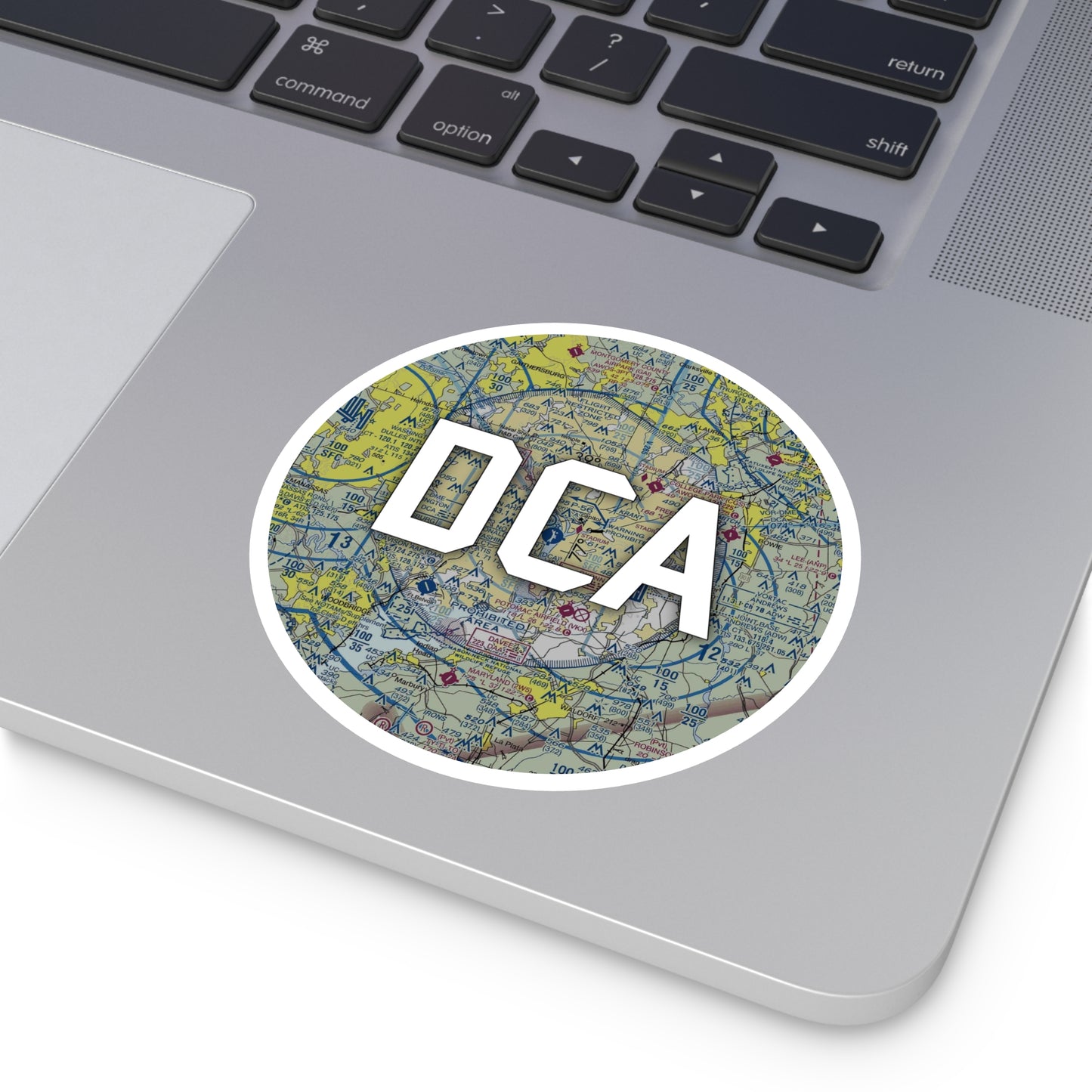 DCA Round Sticker | Ronald Reagan Washington National Airport Sticker