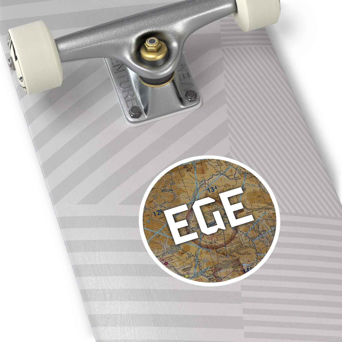 EGE Round Sticker | Eagle County Regional Airport Sticker