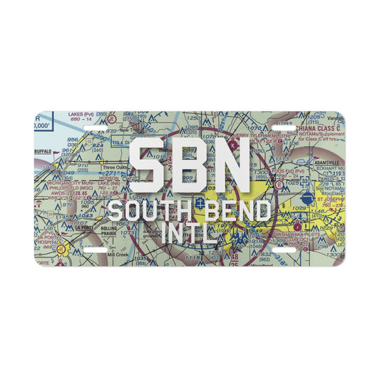 SBN Vanity Plate | South Bend International Airport Vanity Plate