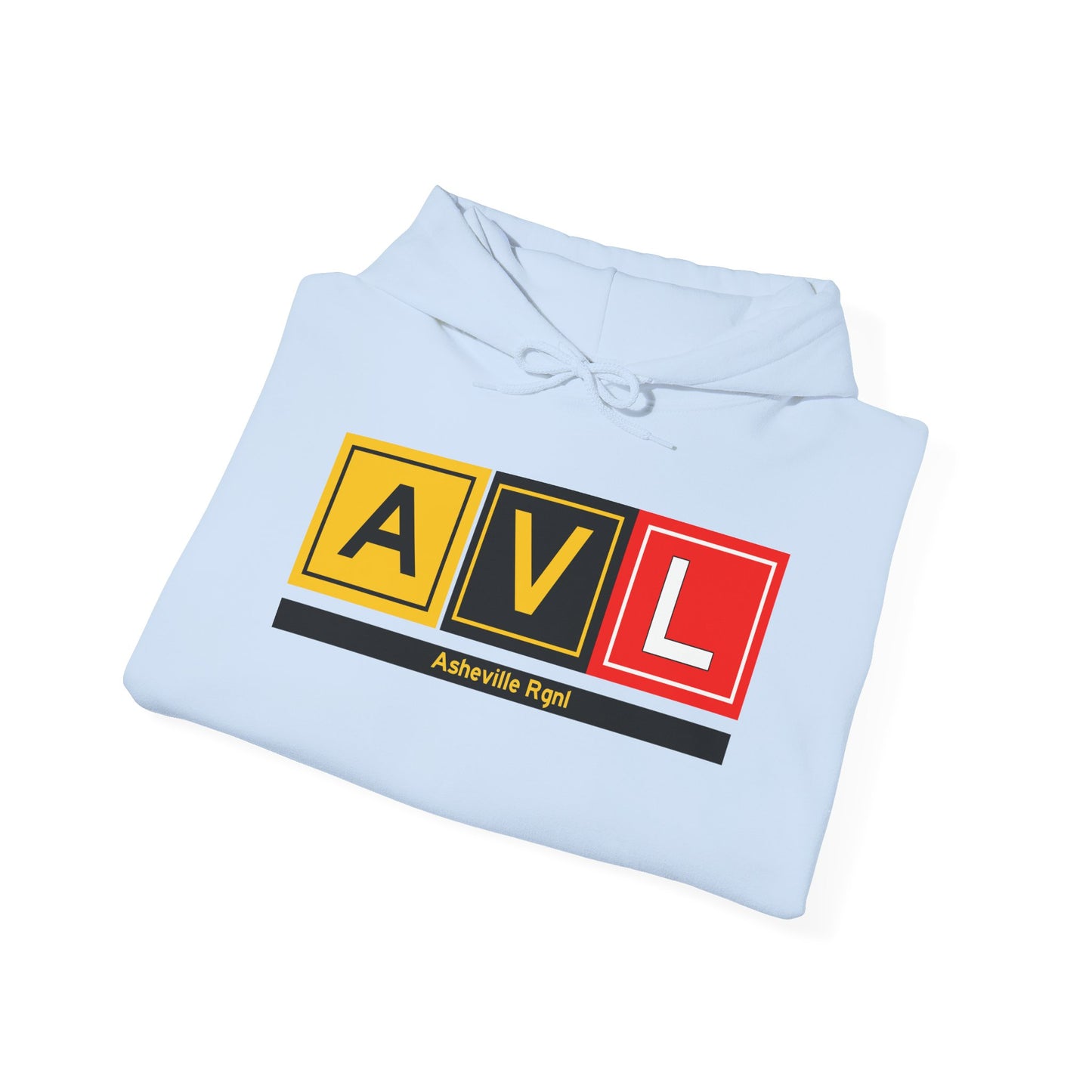 AVL Taxiway Hoodie w/ Airport Name | Asheville Regional Airport Hoodie