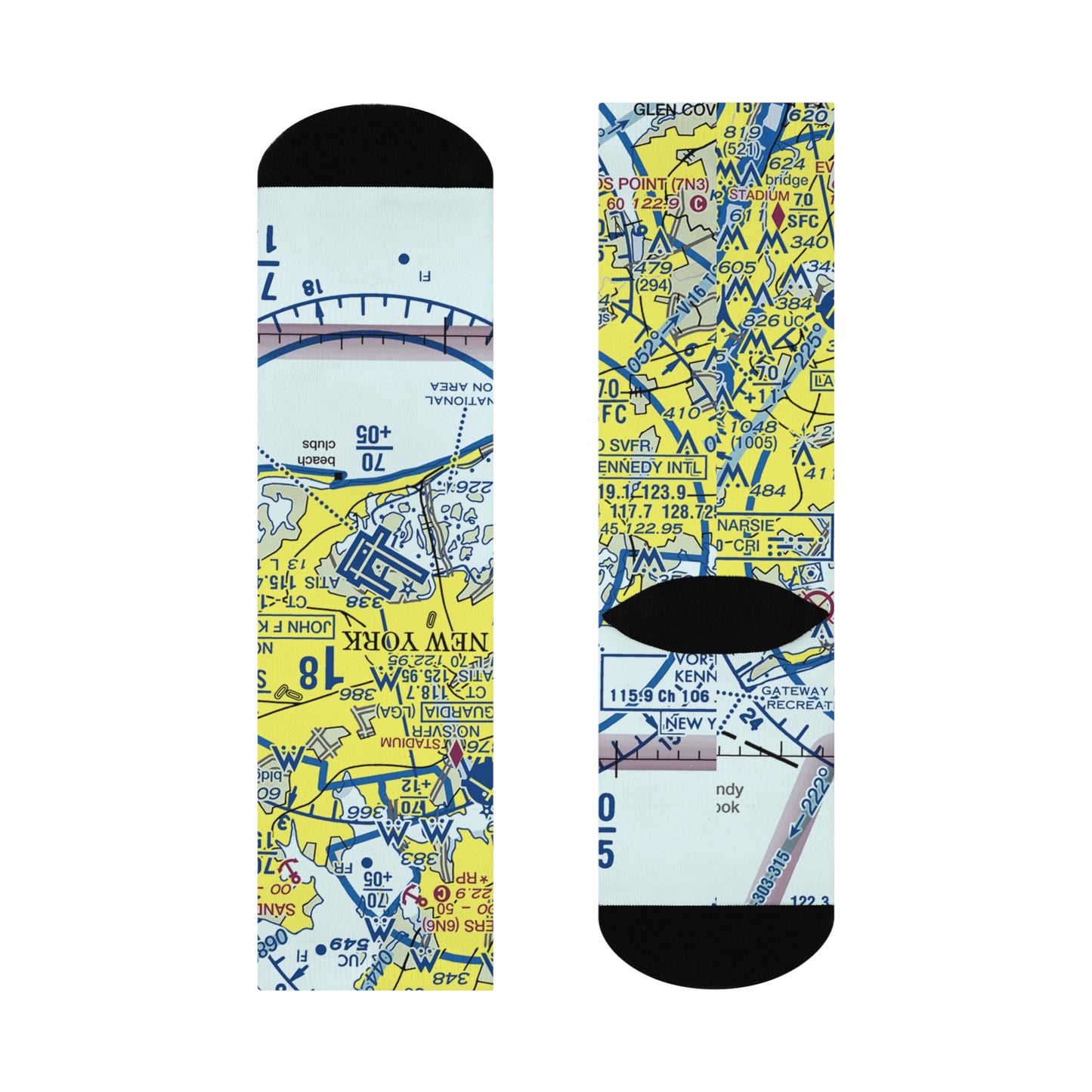 JFK Cushioned Crew Socks | John F Kennedy International Socks