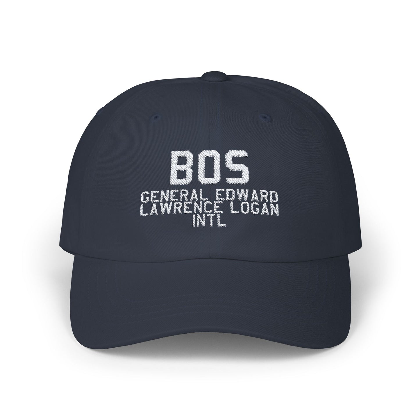 BOS Dad Cap | General Edward Lawrence Logan International Airport Hat