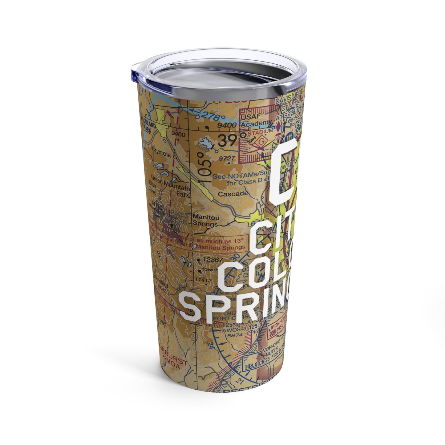 COS Tumbler | City of Colorado Springs Municipal Airport Tumbler