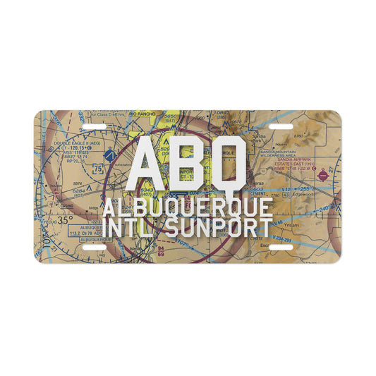 ABQ Vanity Plate | Albuquerque International Sunport Airport Vanity Plate