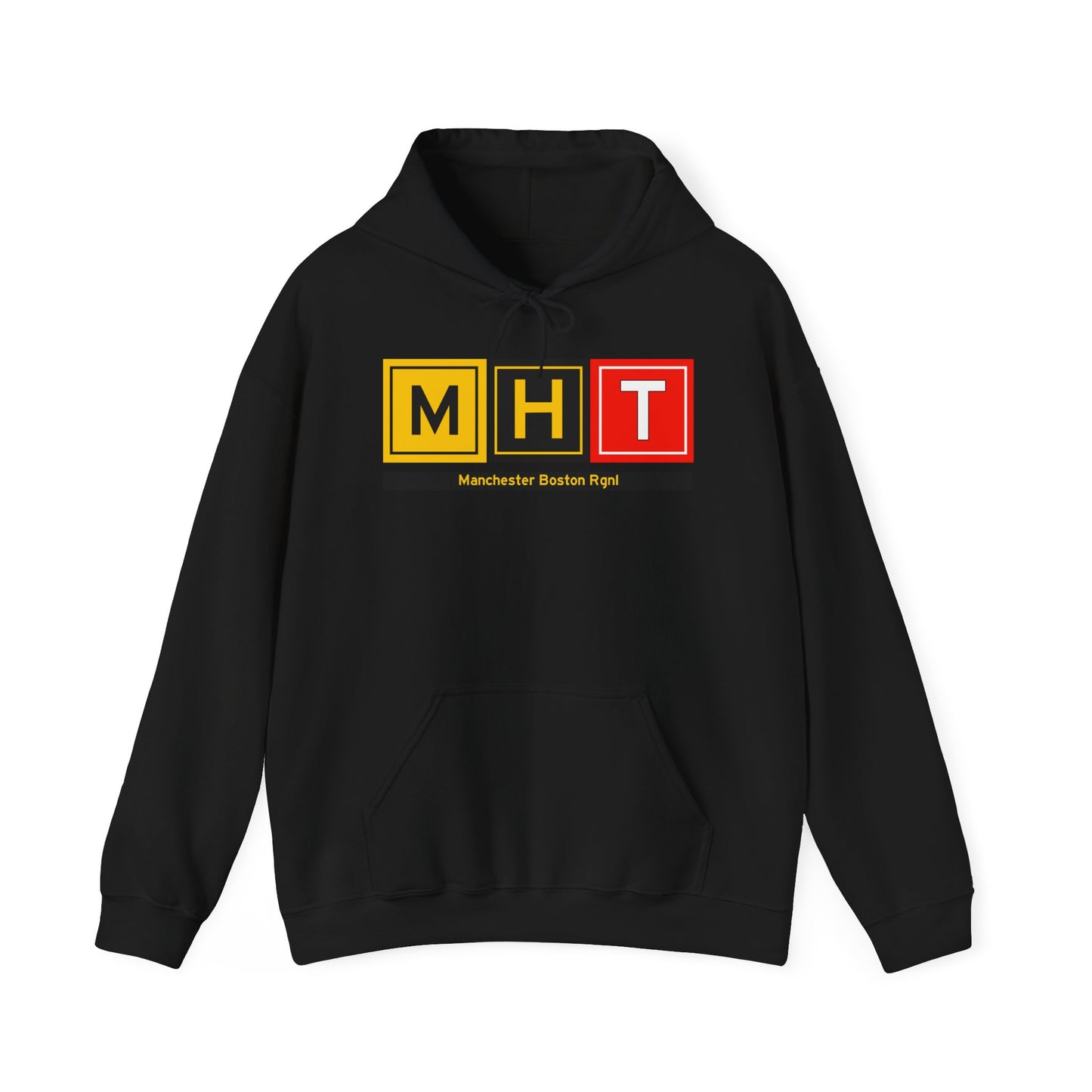 MHT Taxiway Hoodie w/ Airport Name | Manchester Boston Regional Airport Hoodie