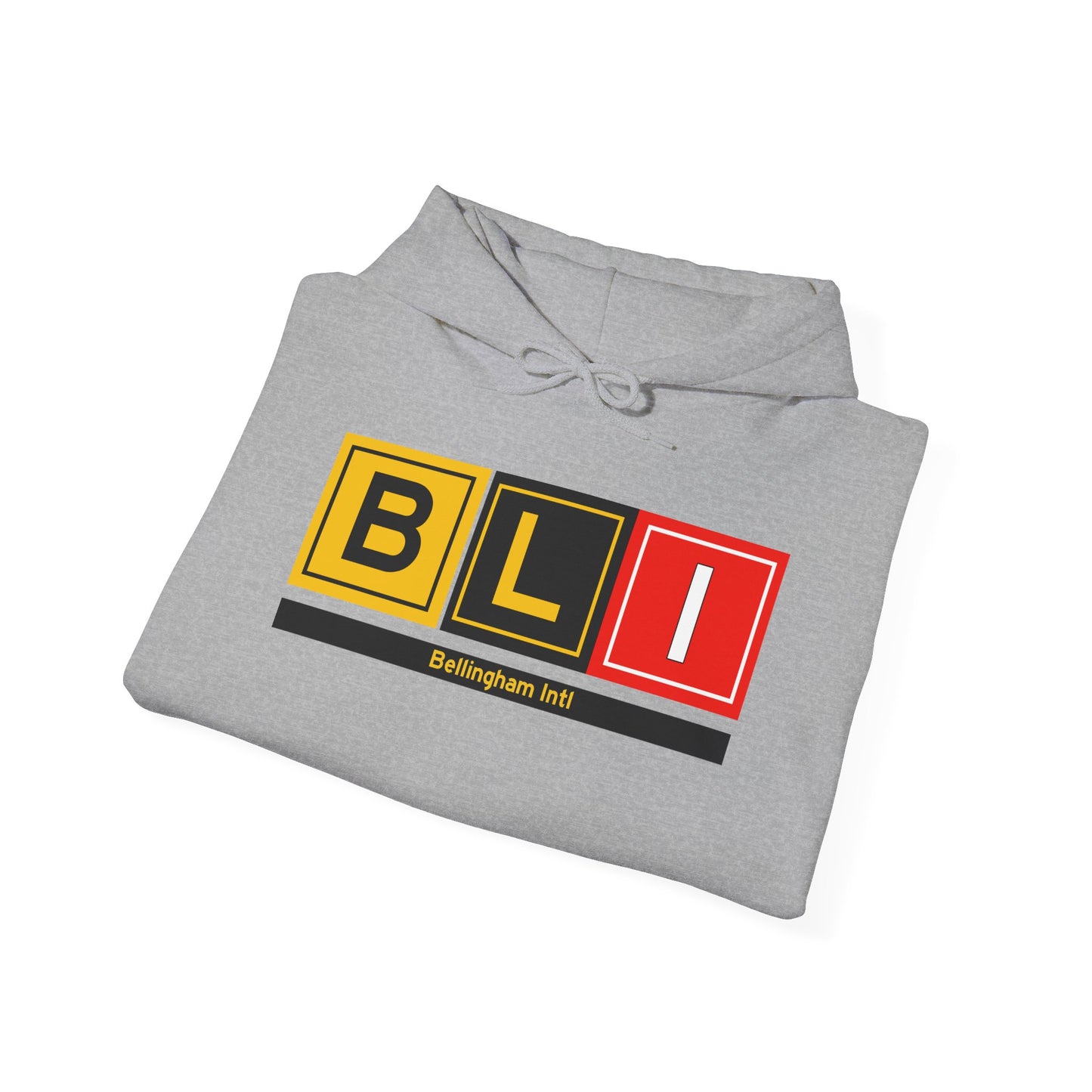 BLI Taxiway Hoodie w/ Airport Name | Bellingham International Airport Hoodie