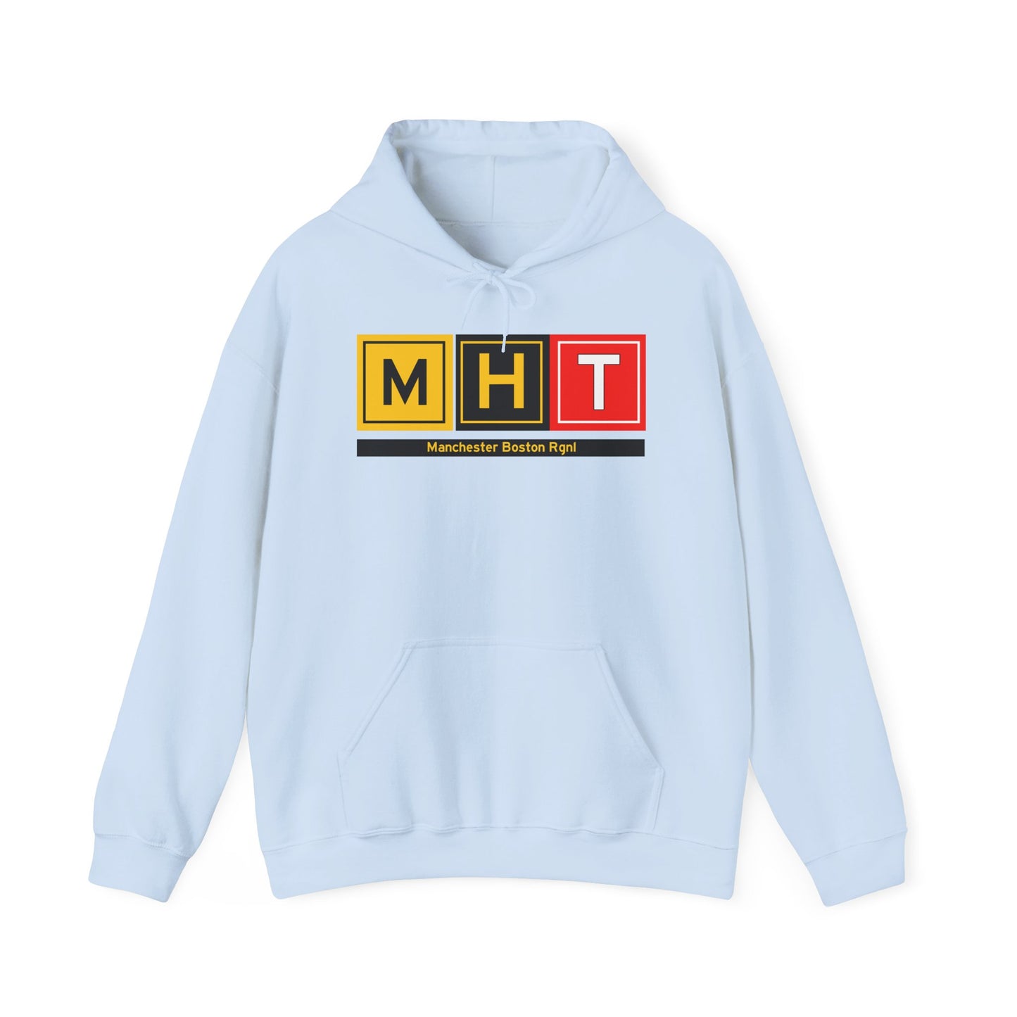 MHT Taxiway Hoodie w/ Airport Name | Manchester Boston Regional Airport Hoodie