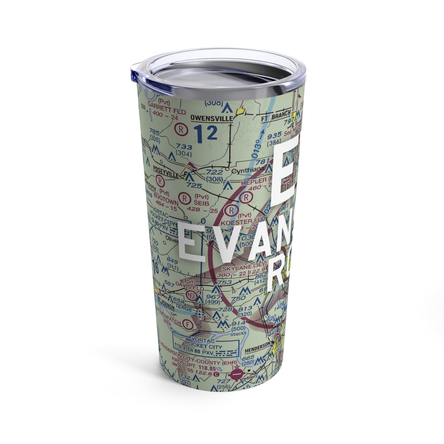 EVV Tumbler | Evansville Regional Airport Tumbler