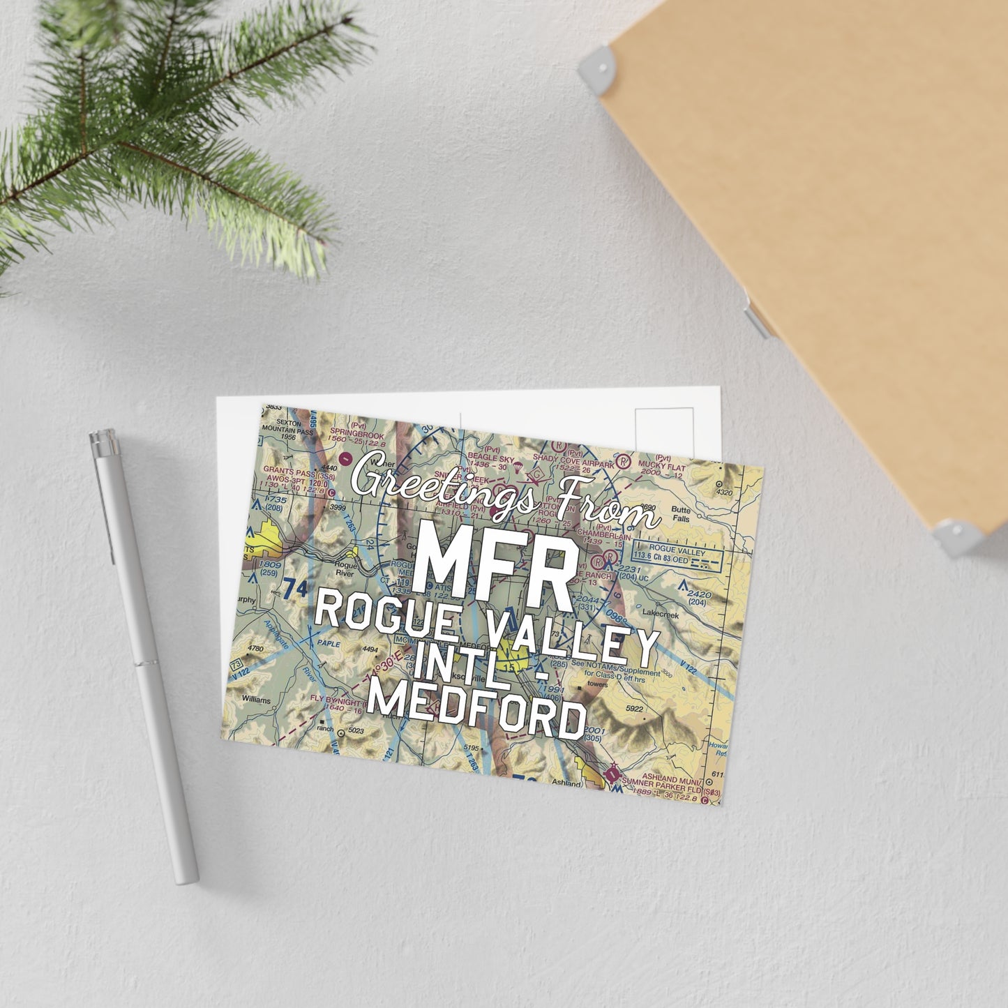 MFR Postcard | Rogue Valley International - Medford Airport Card