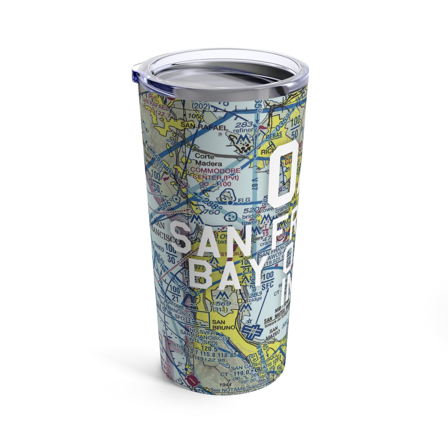 OAK Tumbler | San Francisco Bay Oakland International Airport Tumbler