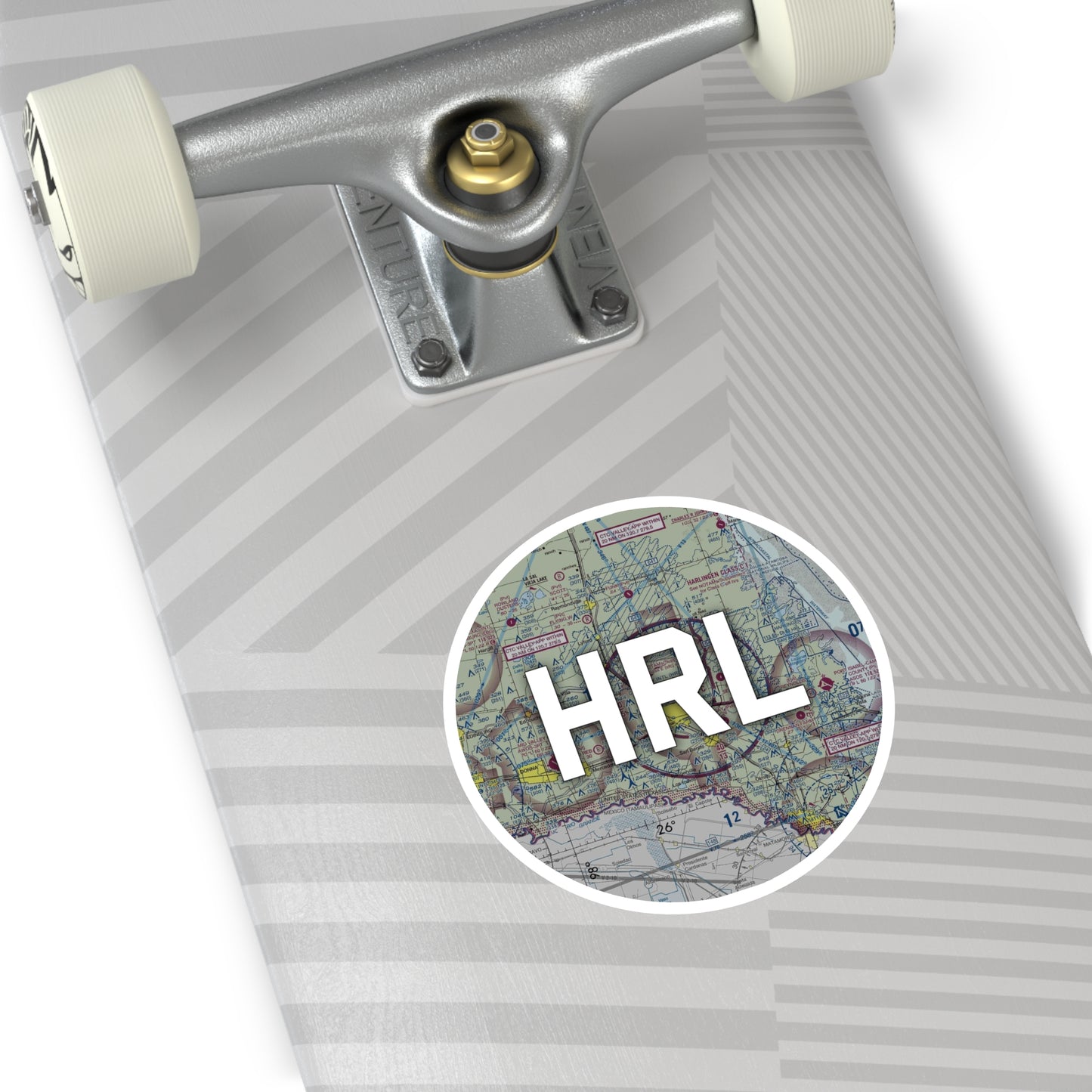 HRL Round Sticker | Valley International Airport Sticker