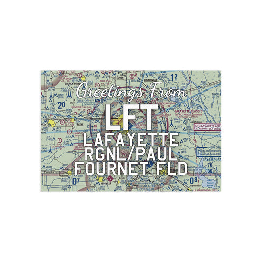 LFT Postcard | Lafayette Regional/Paul Fournet Field Airport Card