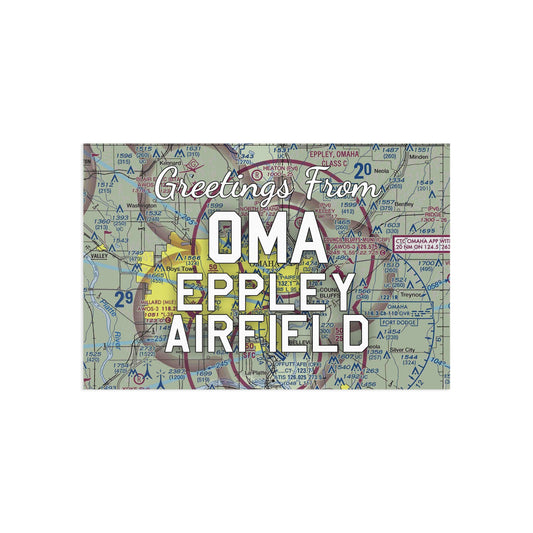 OMA Postcard | Eppley Airfield Airport Card