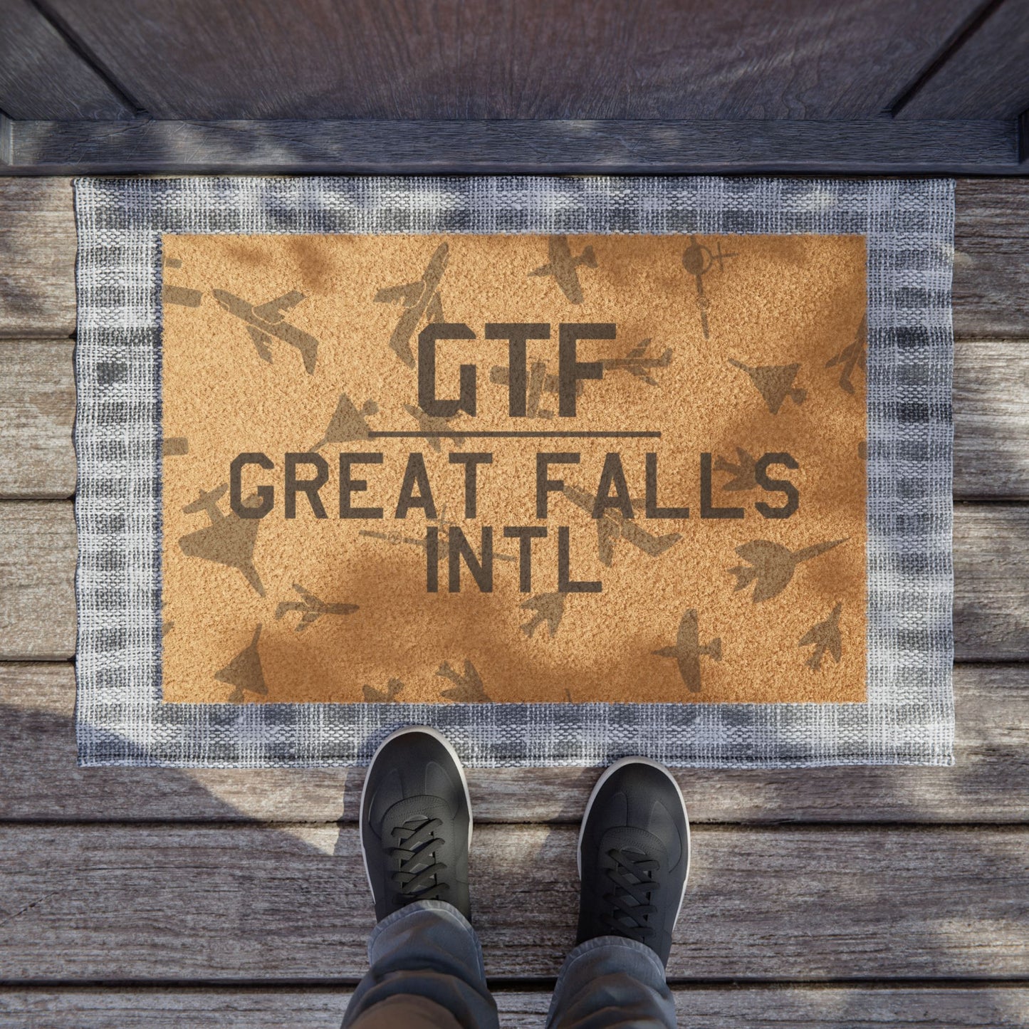 GTF Doormat | Great Falls International Airport Doormat