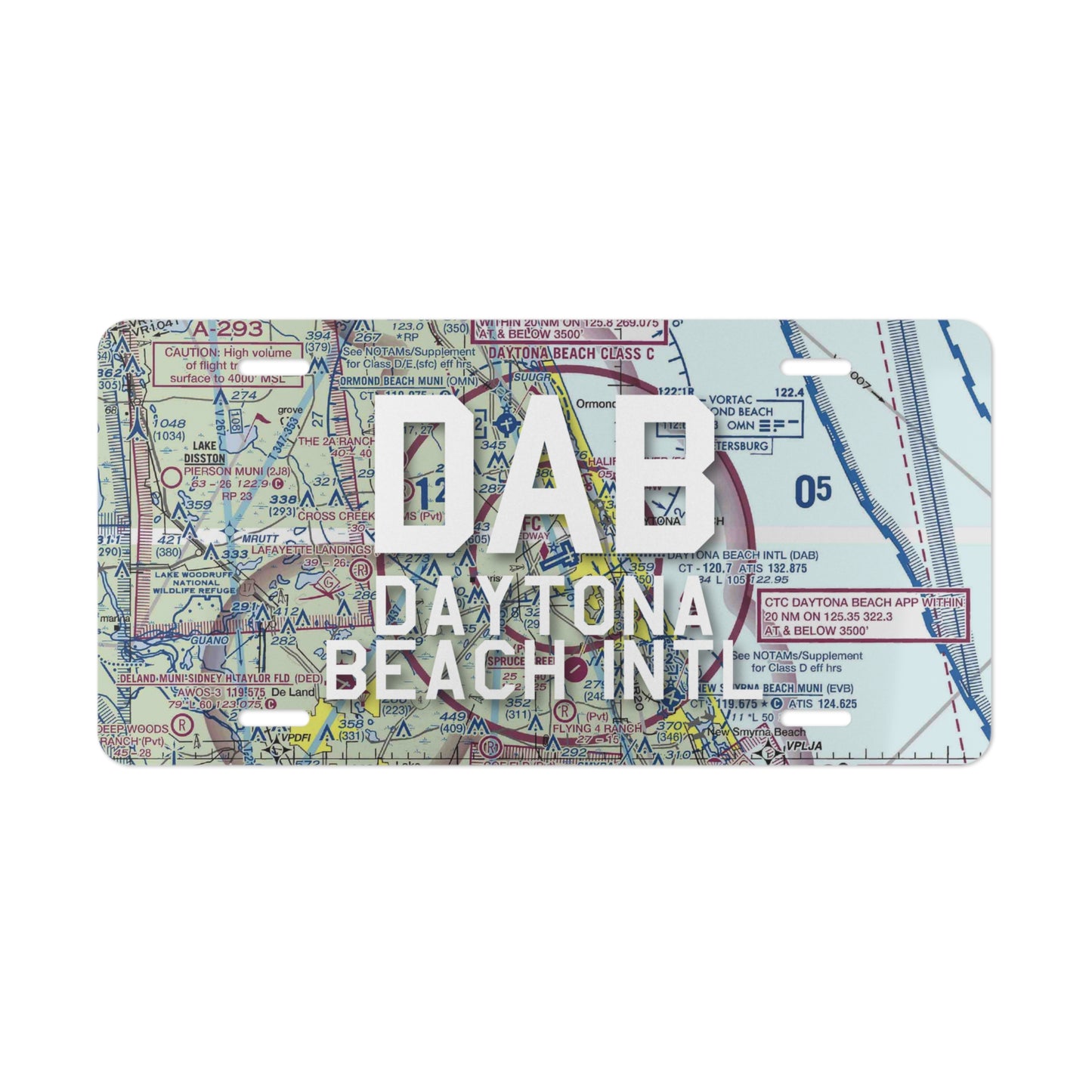 DAB Vanity Plate | Daytona Beach International Airport Vanity Plate