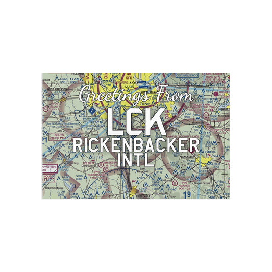 LCK Postcard | Rickenbacker International Airport Card