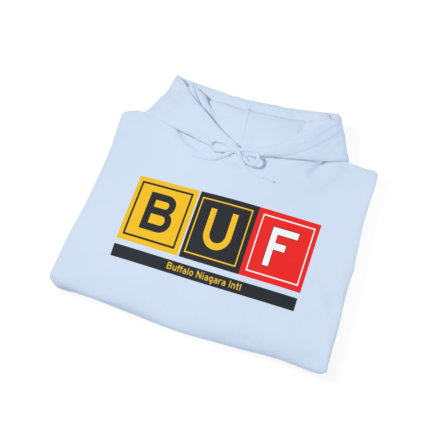 BUF Taxiway Hoodie w/ Airport Name | Buffalo Niagara International Airport Hoodie