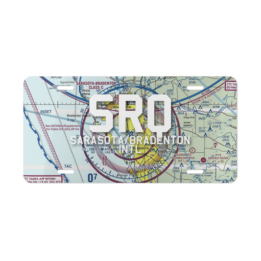 SRQ Vanity Plate | Sarasota/Bradenton International Airport Vanity Plate