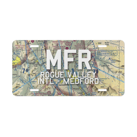 MFR Vanity Plate | Rogue Valley International - Medford Airport Vanity Plate
