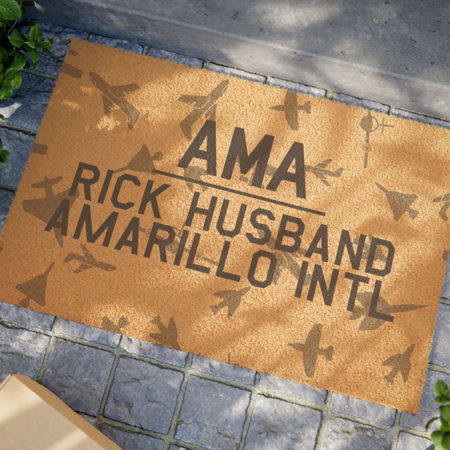 AMA Doormat | Rick Husband Amarillo International Airport Doormat