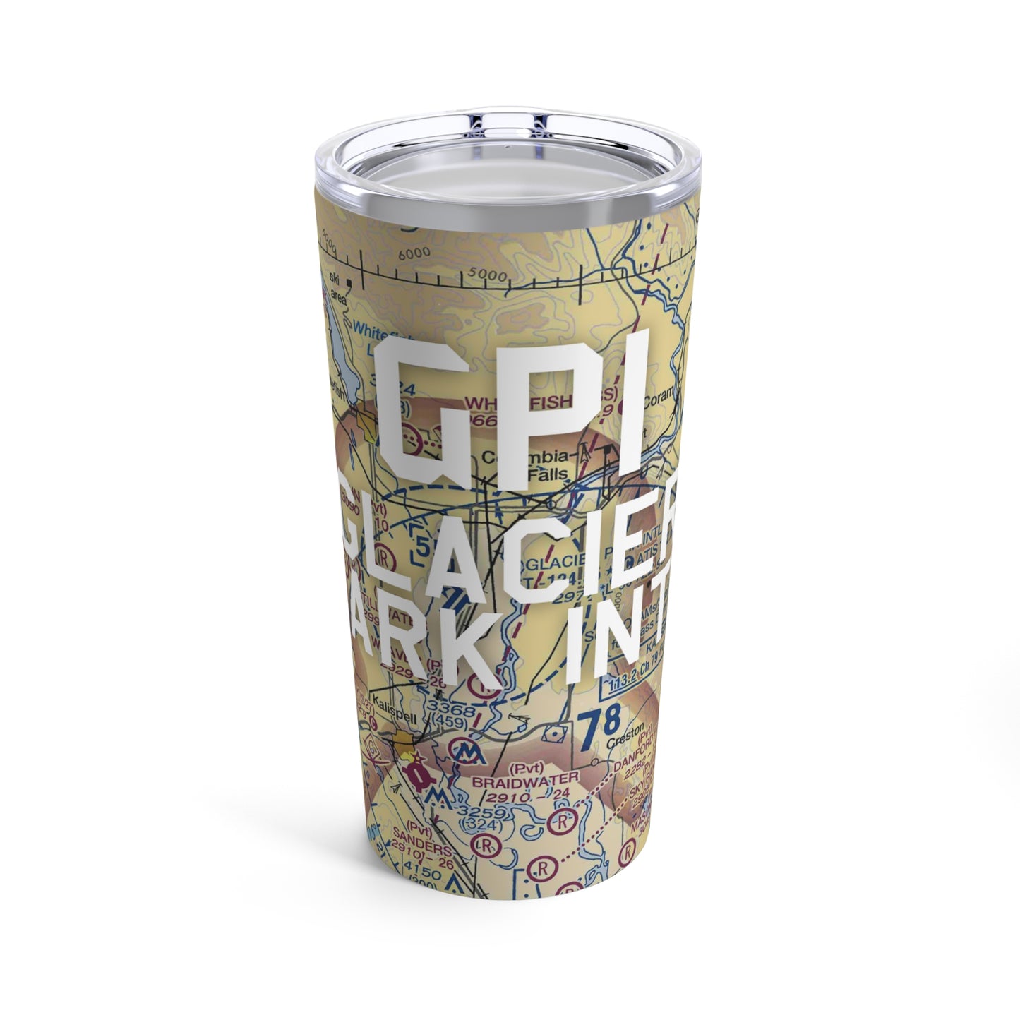 GPI Tumbler | Glacier Park International Airport Tumbler