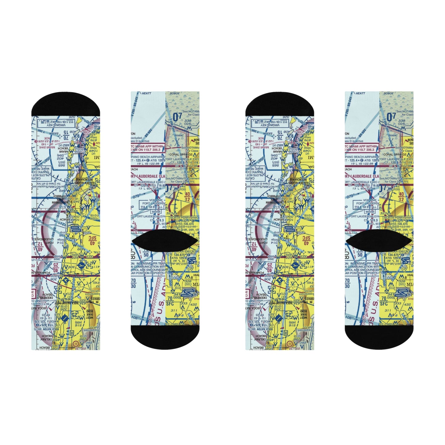 FLL Cushioned Crew Socks | Fort Lauderdale/Hollywood International Airport Socks