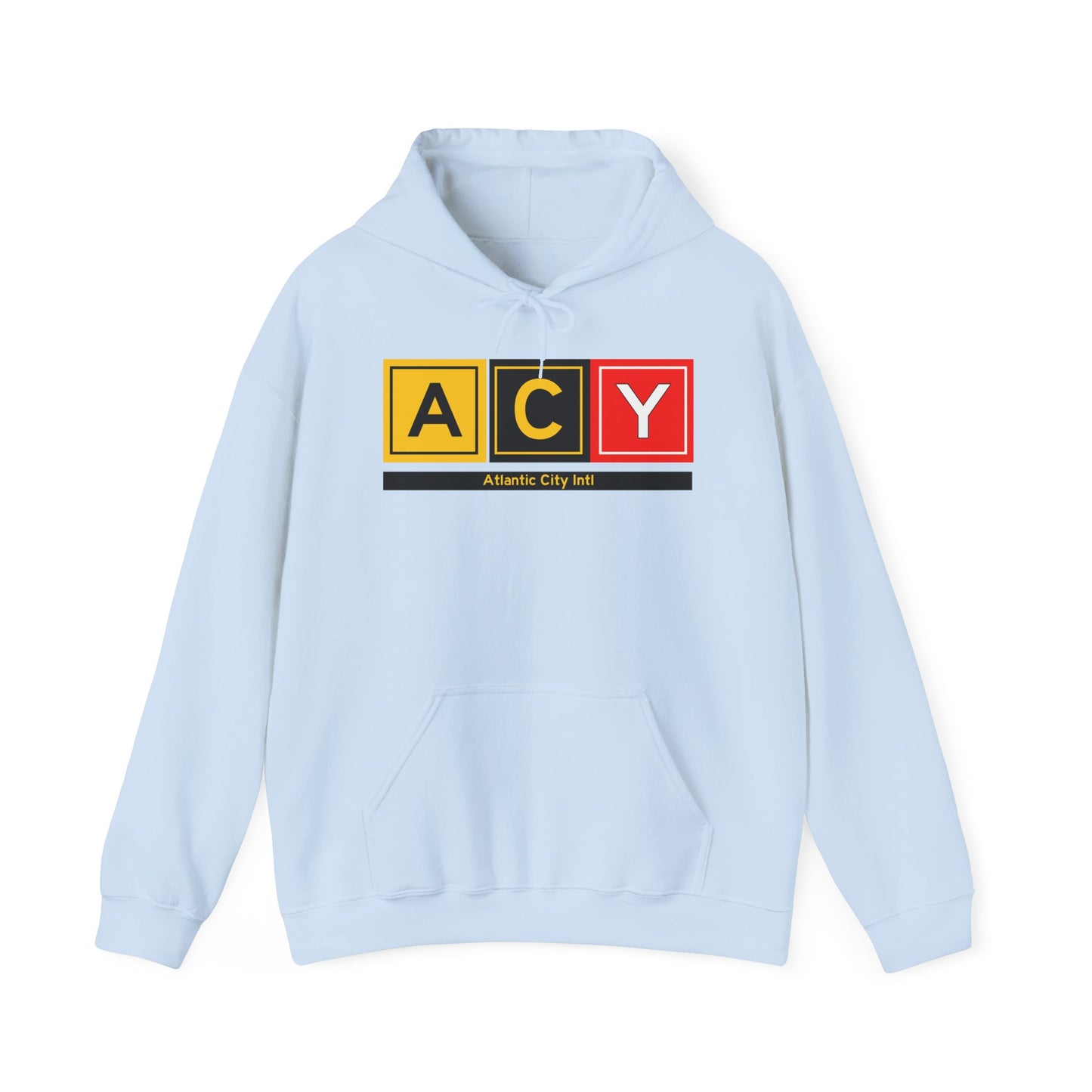 ACY Taxiway Hoodie w/ Airport Name | Atlantic City International Airport Hoodie