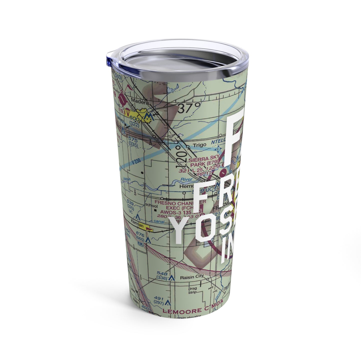 FAT Tumbler | Fresno Yosemite International Airport Tumbler