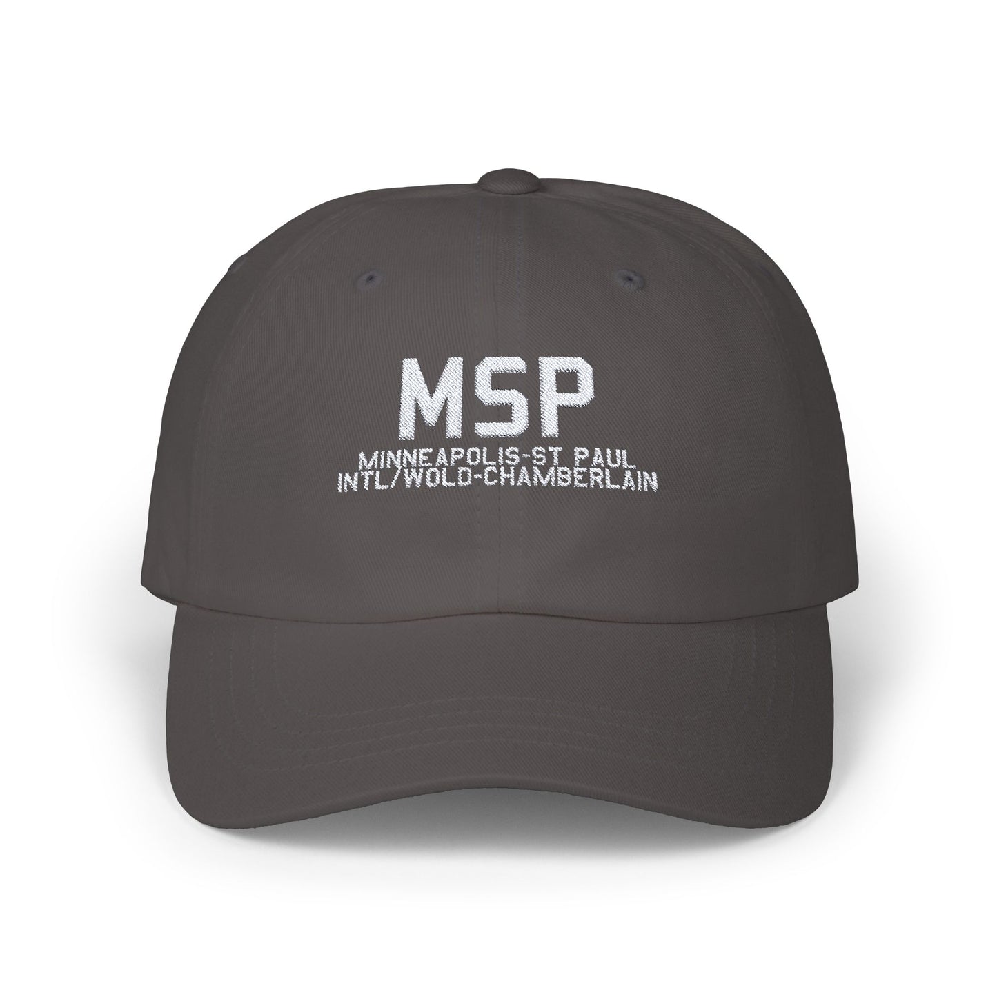 MSP Dad Cap | Minneapolis-St Paul International/Wold-Chamberlain Airport Hat