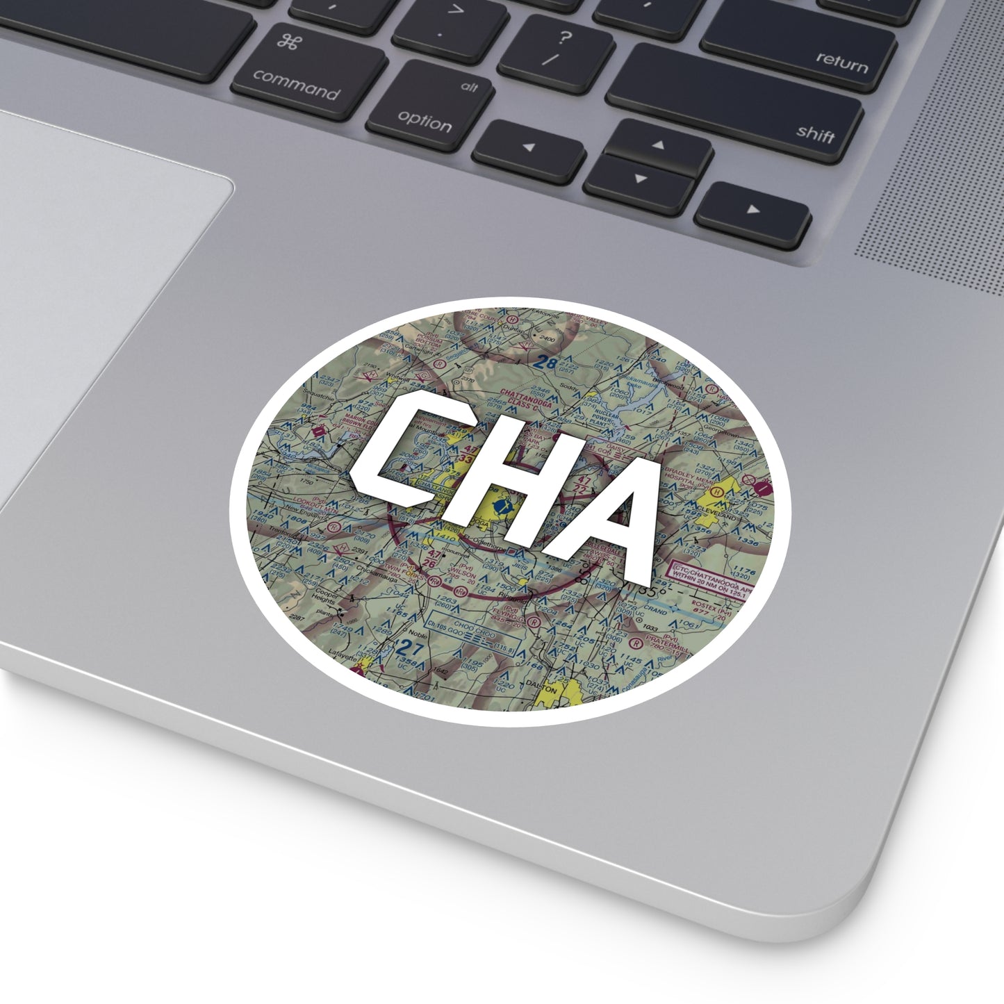 CHA Round Sticker | Lovell Field Airport Sticker