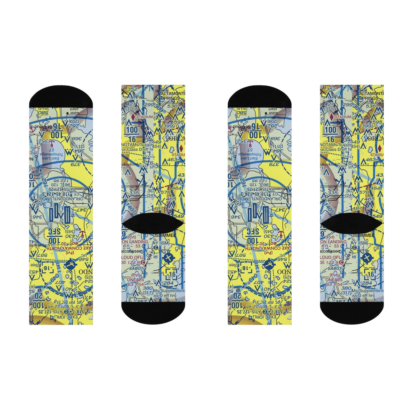 MCO Cushioned Crew Socks | Orlando International Socks