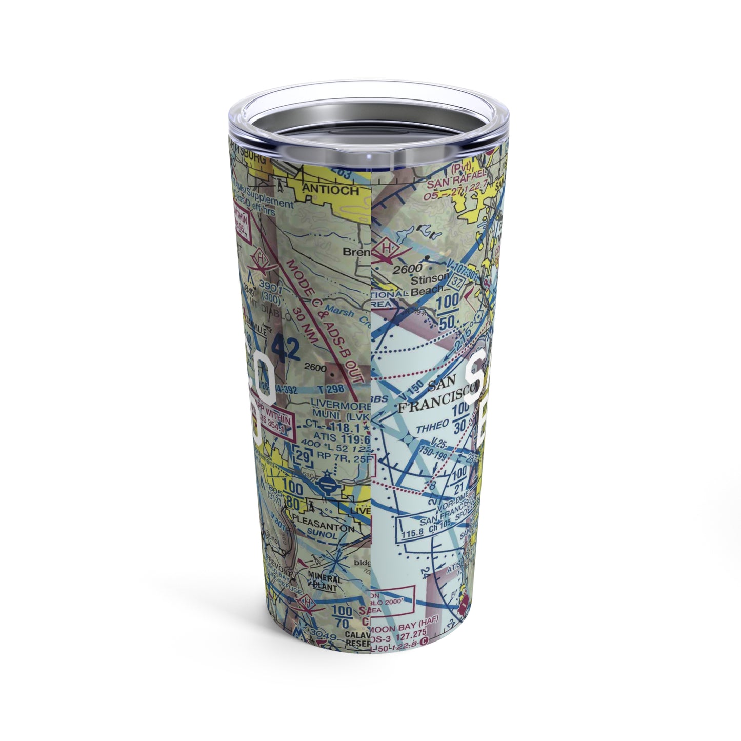 OAK Tumbler | San Francisco Bay Oakland International Airport Tumbler