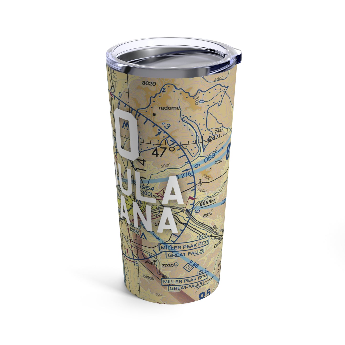 MSO Tumbler | Missoula Montana Airport Tumbler