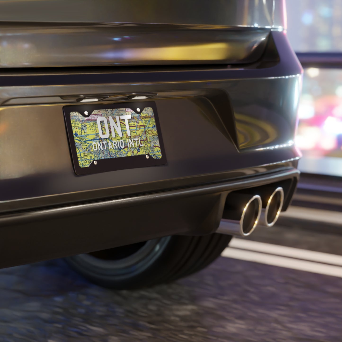 ONT Vanity Plate | Ontario International Airport Vanity Plate