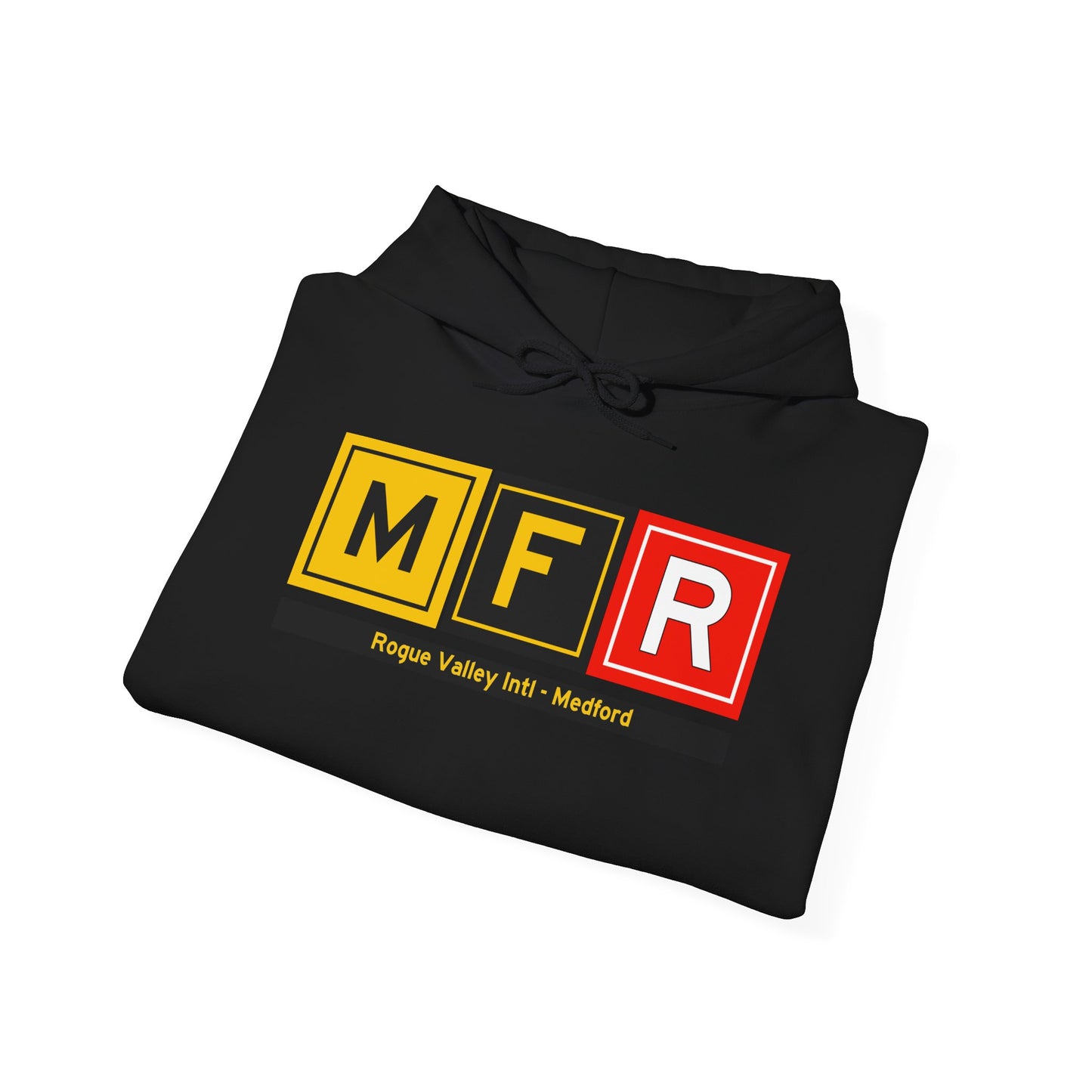 MFR Taxiway Hoodie w/ Airport Name | Rogue Valley International - Medford Airport Hoodie