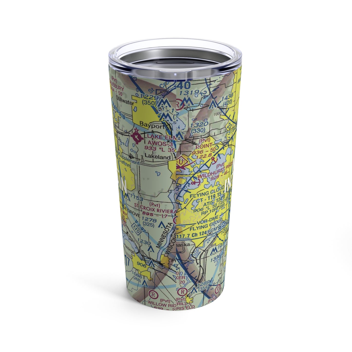 MSP Tumbler | Minneapolis-St Paul International/Wold-Chamberlain Airport Tumbler