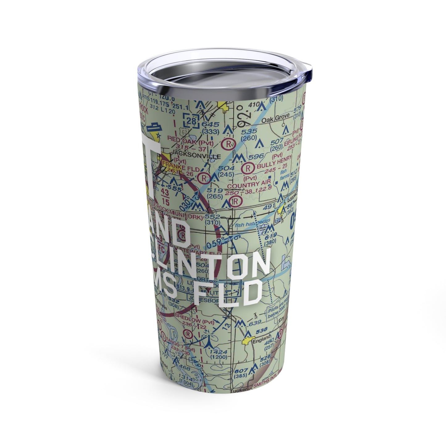 LIT Tumbler | Bill and Hillary Clinton National/Adams Field Airport Tumbler