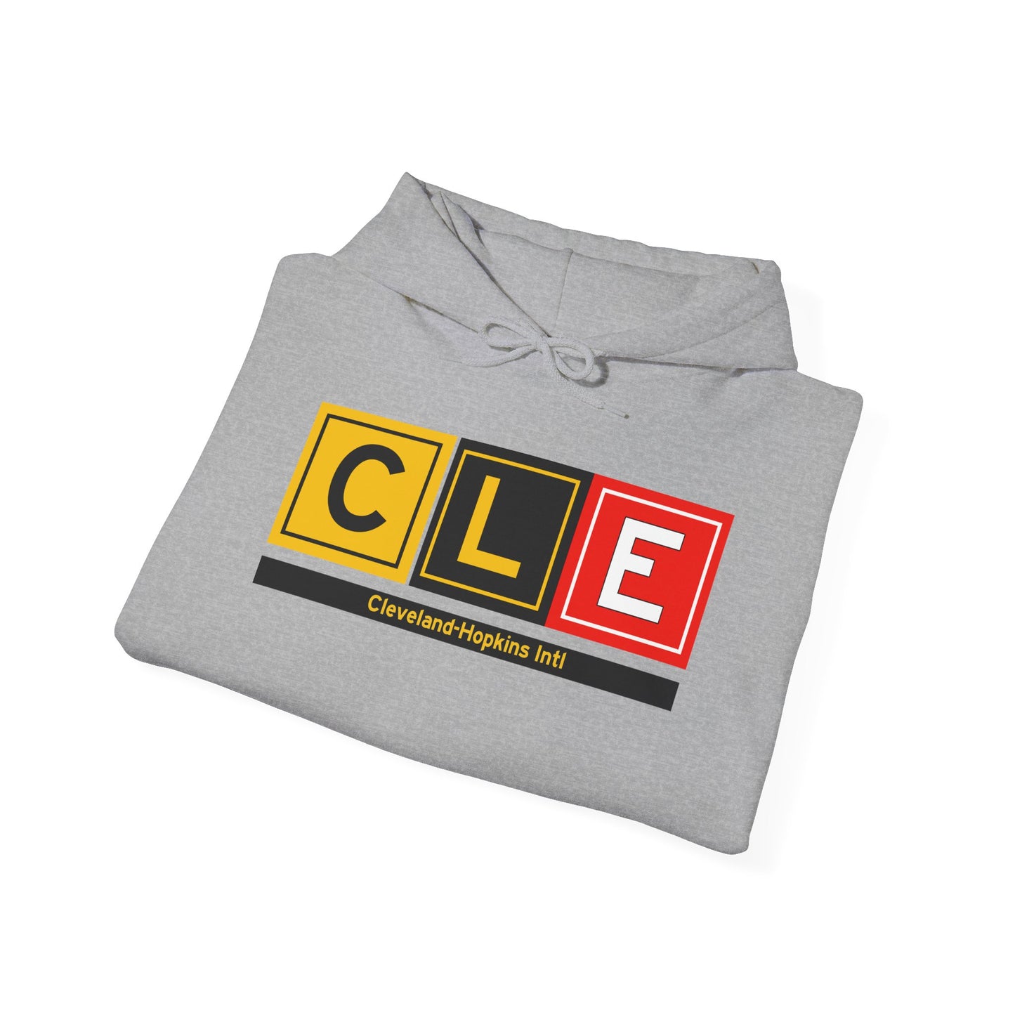 CLE Taxiway Hoodie w/ Airport Name | Cleveland-Hopkins International Airport Hoodie