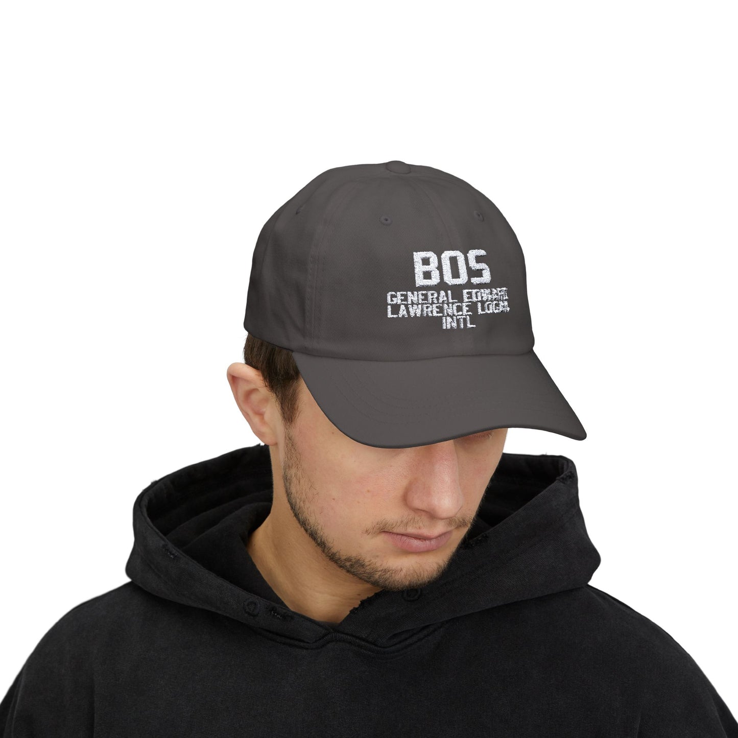 BOS Dad Cap | General Edward Lawrence Logan International Airport Hat