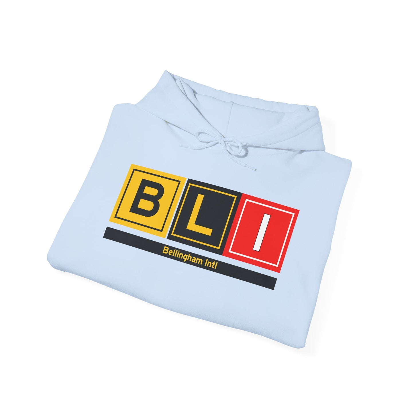 BLI Taxiway Hoodie w/ Airport Name | Bellingham International Airport Hoodie